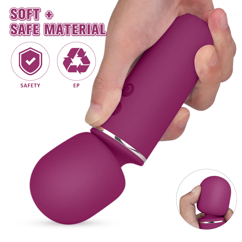 Sexyvibetoy Cordless Handheld Massager soft and safe material