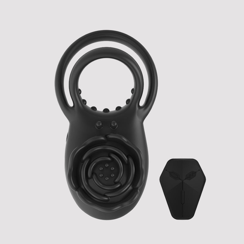 Vibrating Cock Ring Adult Sex Toys for Men 8 Vibrations Remote Control Vibrators Silicone Penis Ring