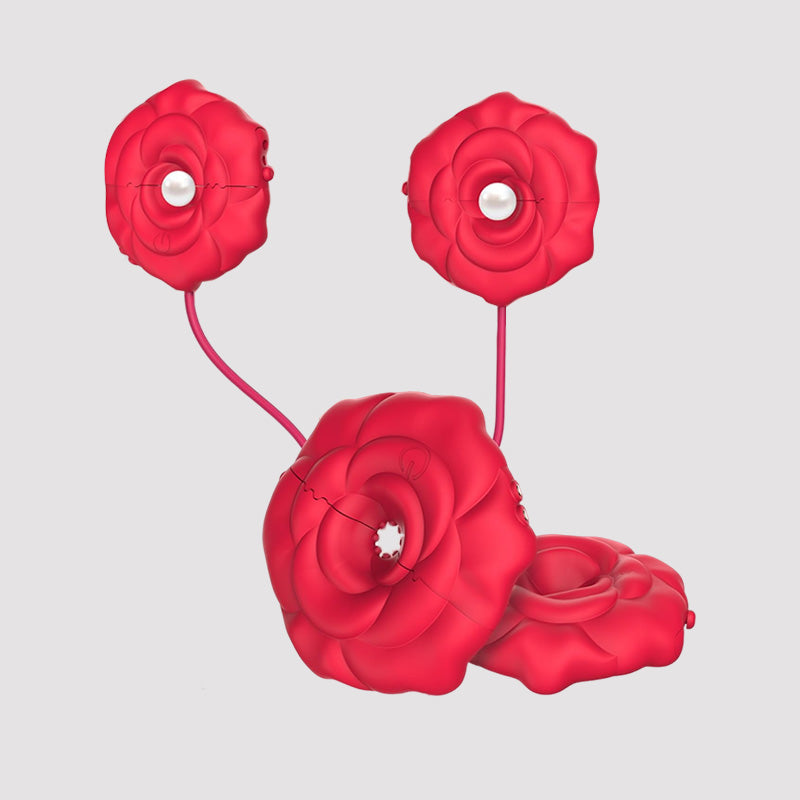 Adult Toys Discreet Nipple Toys 9 Vibrations Nipple Clamps with Chain Necklace Silicone Portable Rechargeable Nipple Vibrator for BDSM
