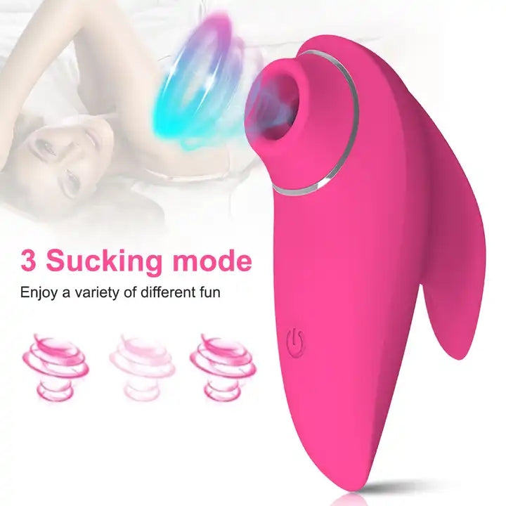 Silent G-Spot Vibrator for Women Men Waterproof Toys Games for Couple 3 sucking modes