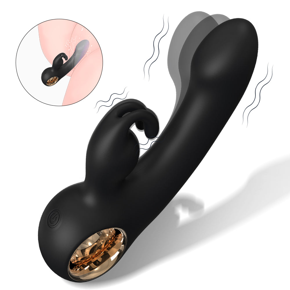 Rabbit Vibrator G Spot Dual Stimulator Sex Toy with 9 Vibration Modes