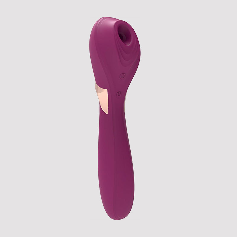 Clitoral Stimulation Air Pulse Vibrator Suction Red Wine - DR.LOVE