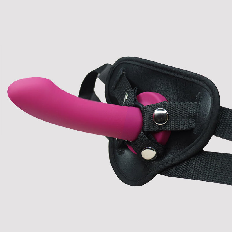 Simulated Silicone Penis Paired with Tie Straps for Pegging Homosexuals