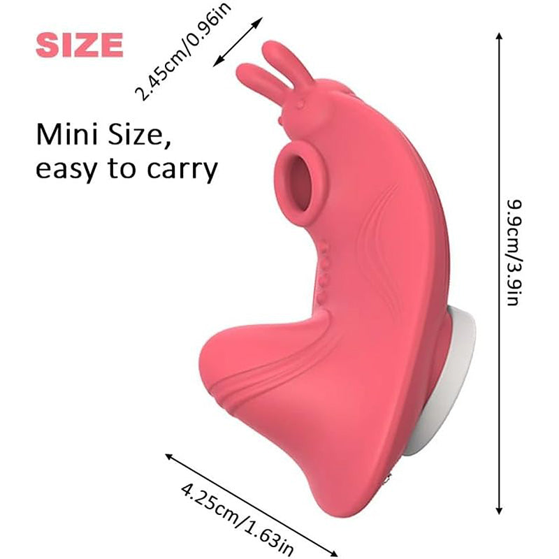 Silent Vibrating Wearable Butterfly Vibrator for Dating Women Clitoris Massage size