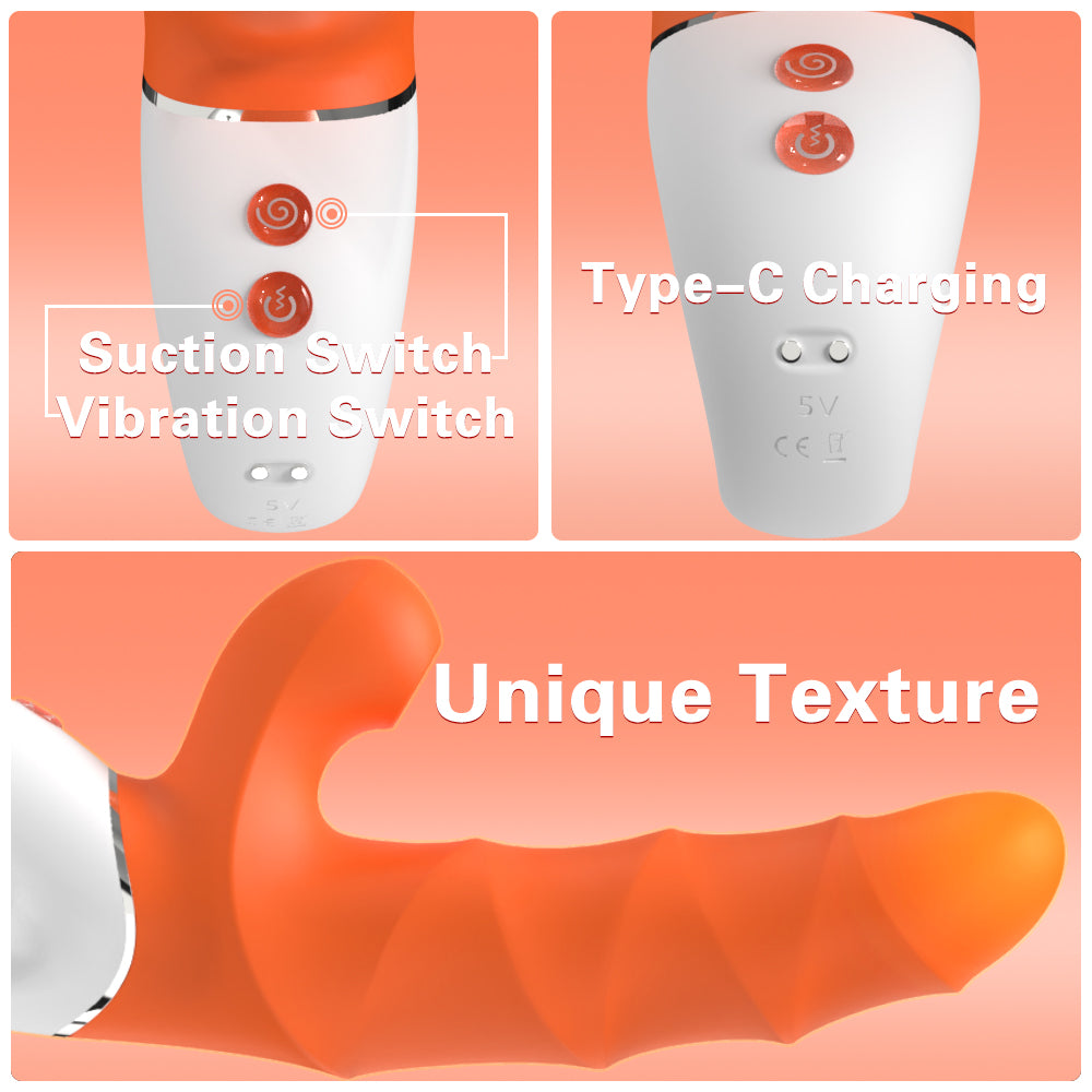 Sex Toys for Clitoral Licking G Spot Stimulation Dual Motor Stimulator for Adult Women Solo or Couple Fun unique texture